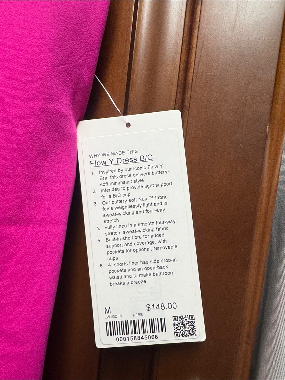 Lululemon Flow Y Dress *Light Support, B/C Cup - Picture 2 of 9